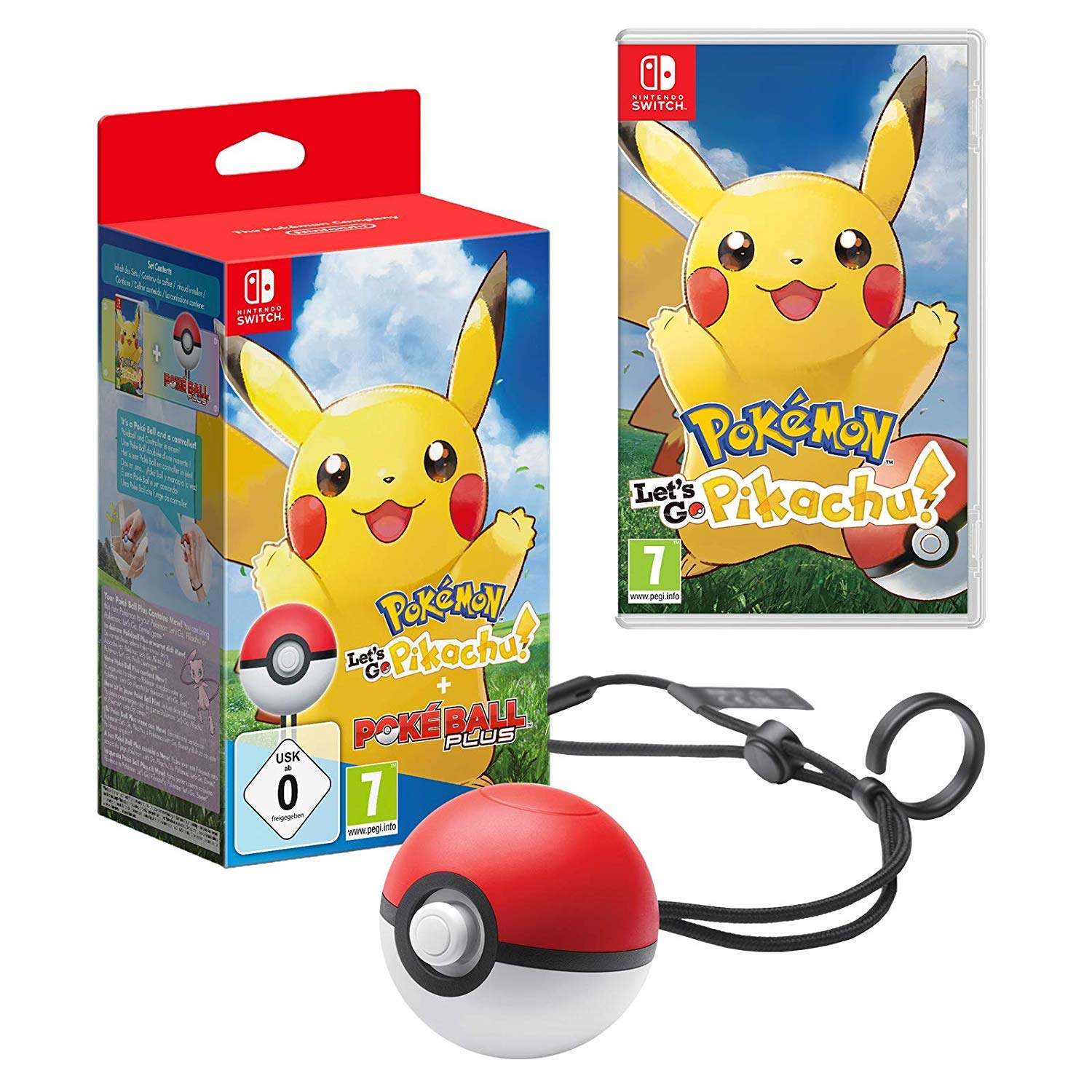 Pokémon Let's Go Pikachu + Pokéball Plus